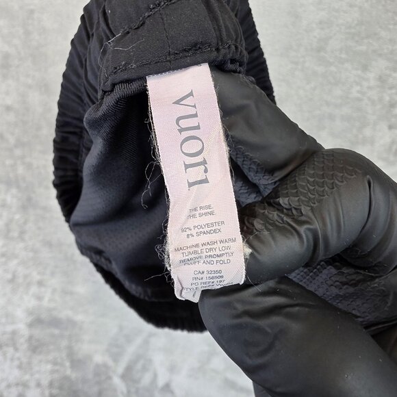 Vuori Clementine Shorts Womens S Dandelion Print Performance Zip Pocket Running - Picture 9 of 11